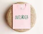 Outsider Embroidery Sweatshirt, Outsider Life Embroidery, Mountain Sweatshirt, Nature Shirt, Hiking Shirt, Trendy Outsider Tee