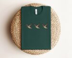 Embroidered Duck Sweatshirt, Animal Lover Sweatshirt, Embroidery Hoodie Crewneck, Embroidered Gift, Christmas Sweater, Duck Sweatshirt