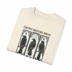 Crows Support Local Murder Tee, Crow Lover Graphic Shirt Unique Bird Enthusiast Apparel - Nordic Nature, Tarot Card Unique Gift For Her